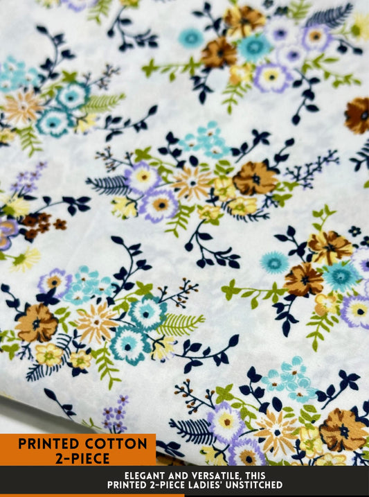 2 Piece Printed Cotton