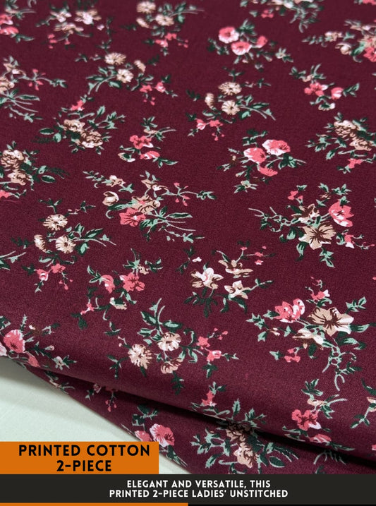 2 Piece Printed Cotton