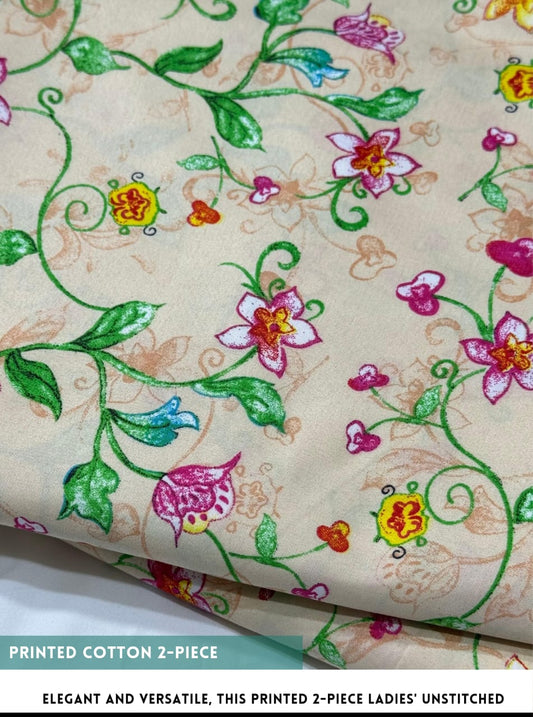 2 Piece Printed Cotton