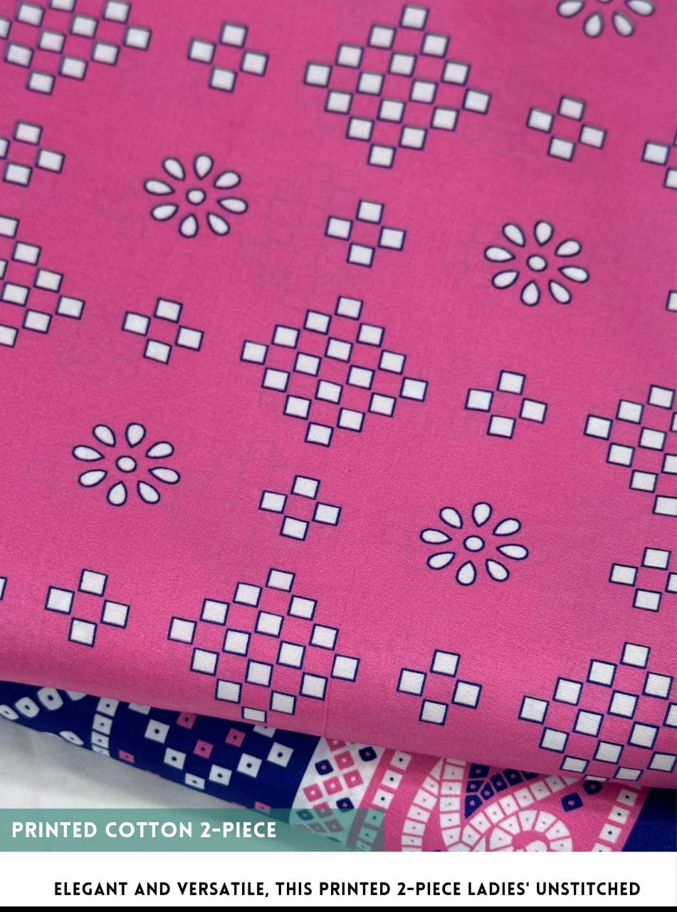 2 Piece Printed Cotton