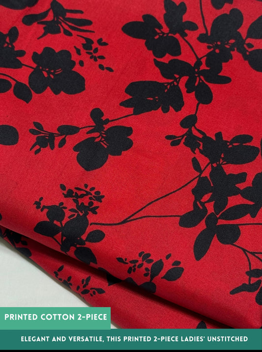 2 Piece Printed Cotton
