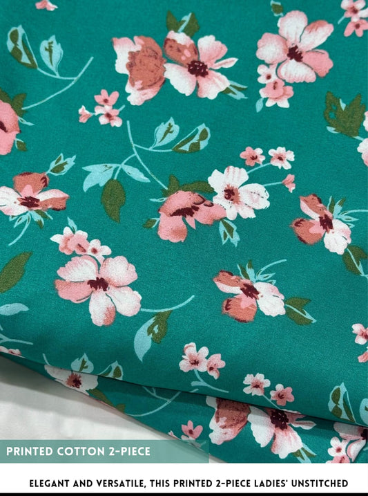 2 Piece Printed Cotton