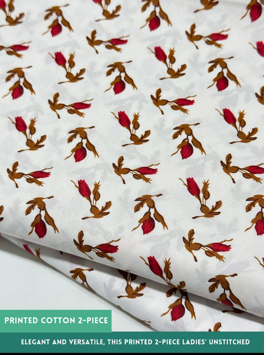 2 Piece Printed Cotton