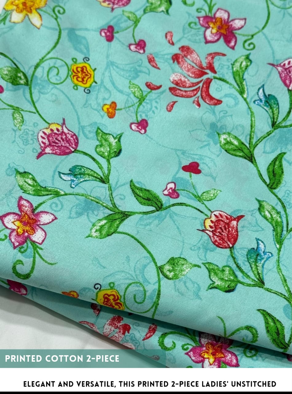 2 Piece Printed Cotton