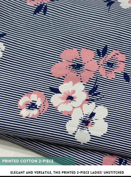 2 Piece Printed Cotton