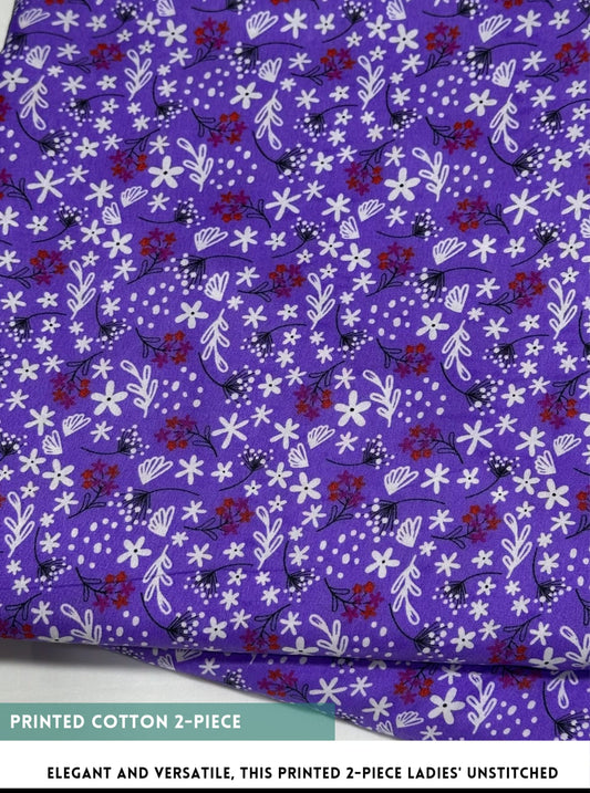 2 Piece Printed Cotton