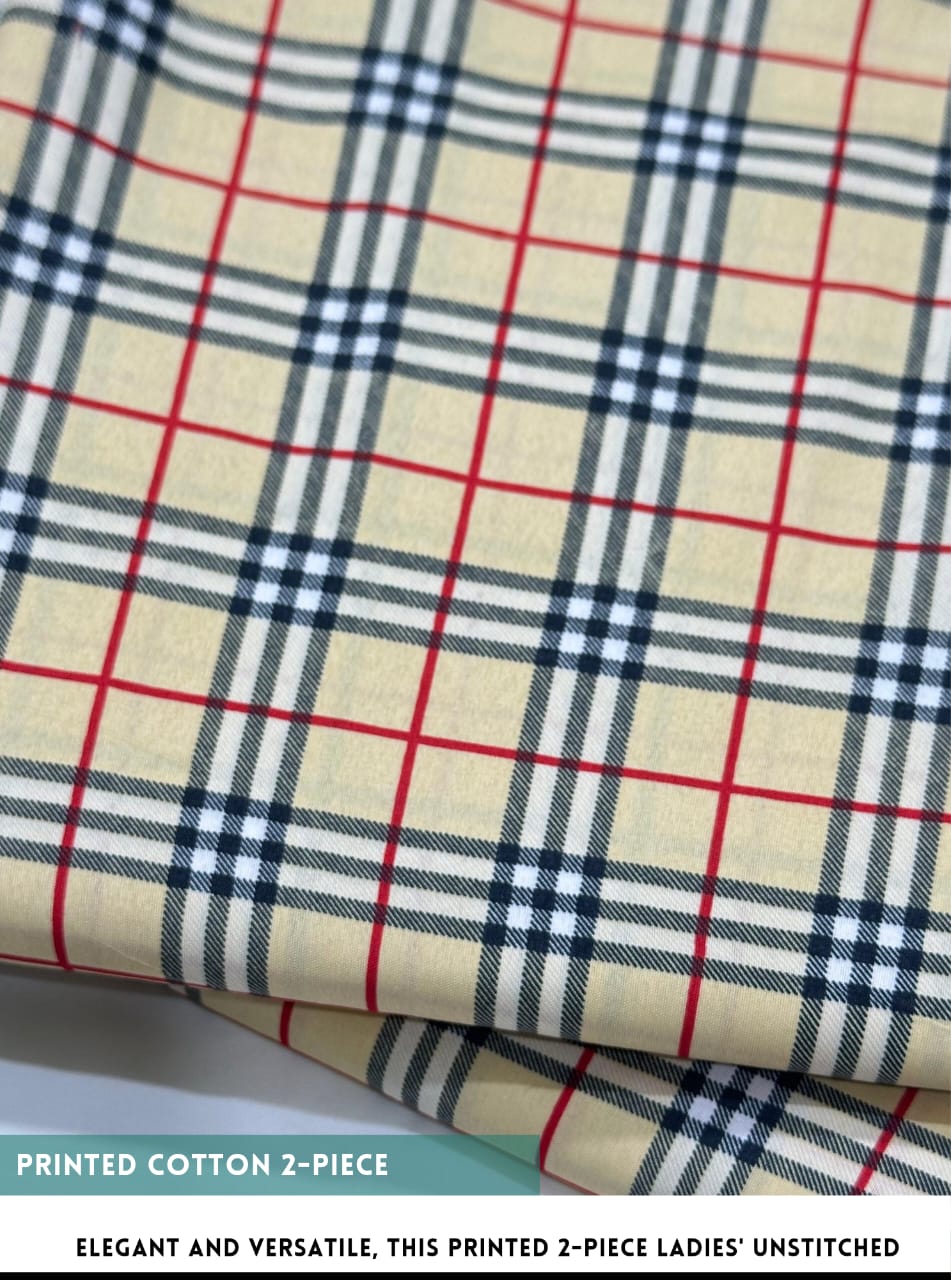 2 Piece Printed Cotton