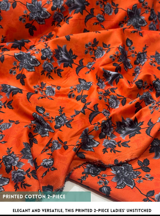 2 Piece Printed Cotton