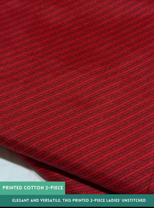2 Piece Printed Cotton