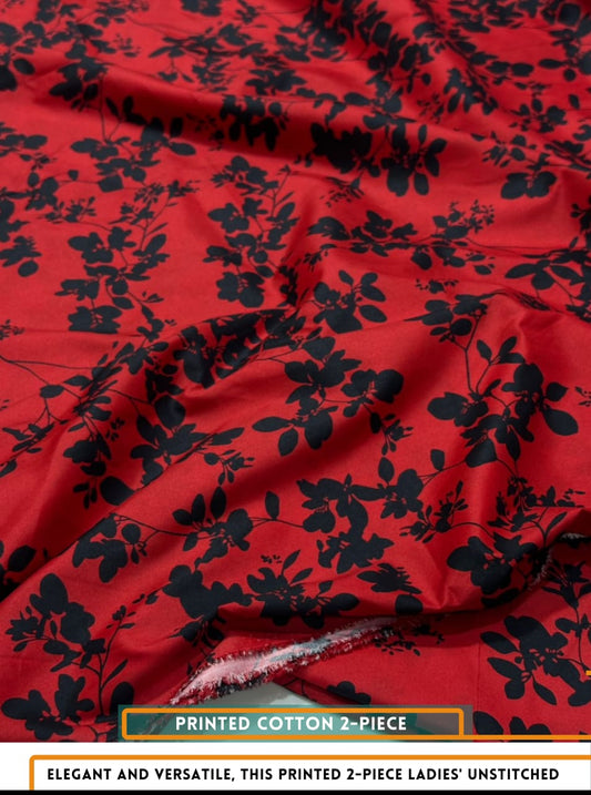 2 Piece Printed Cotton