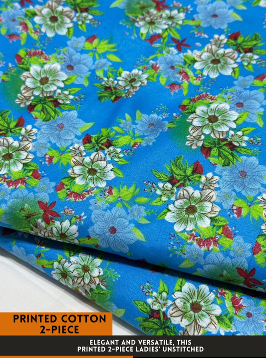 2 Piece Printed Cotton