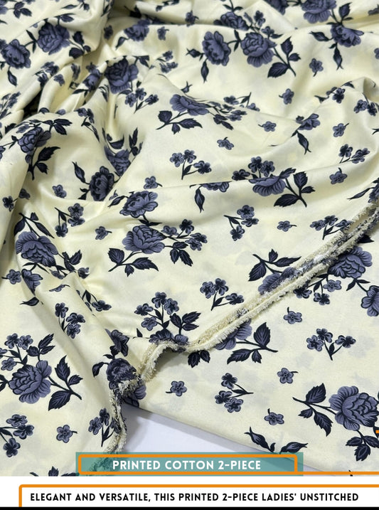2 Piece Printed Cotton