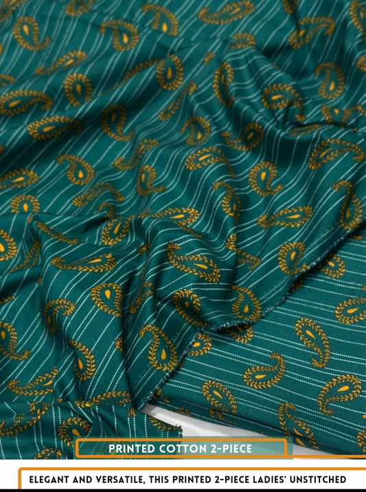 2 Piece Printed Cotton